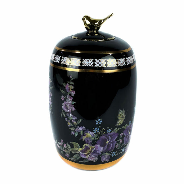 Vase DKD Home Decor Porcelæn Sort Shabby Chic (14 x 14 x 24 cm)