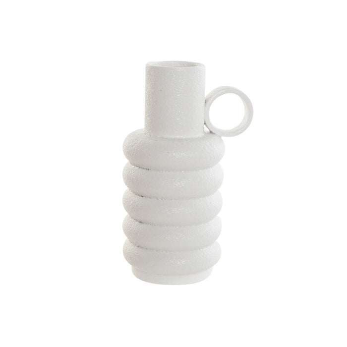 Vase DKD Home Decor Keramik Hvid (11,5 x 9 x 19 cm)