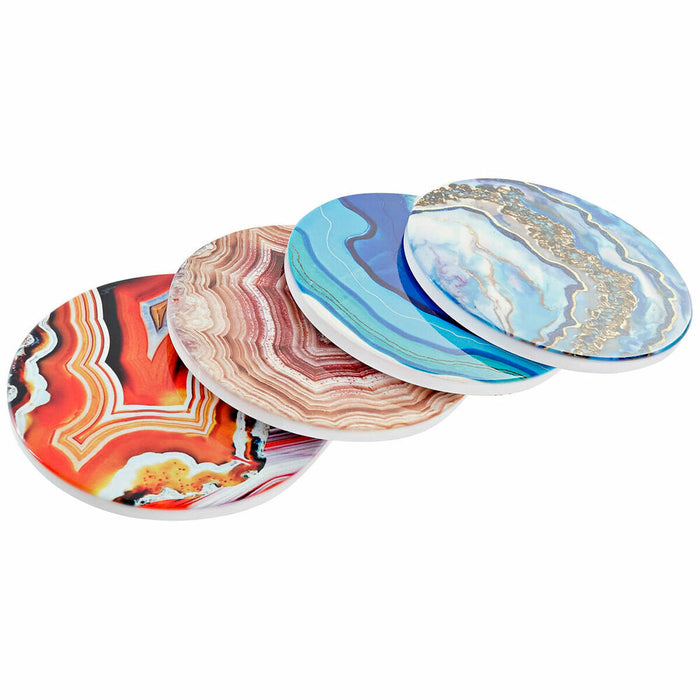 Varmebrikker DKD Home Decor Dolomite Kork Moderne (4 pcs)