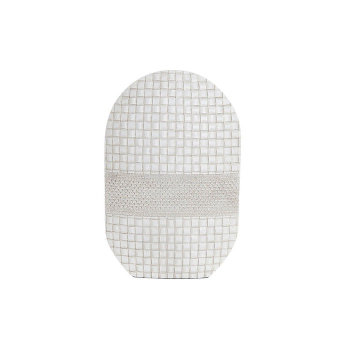 Vase DKD Home Decor Hvid Harpiks Moderne (30 x 10 x 45 cm)