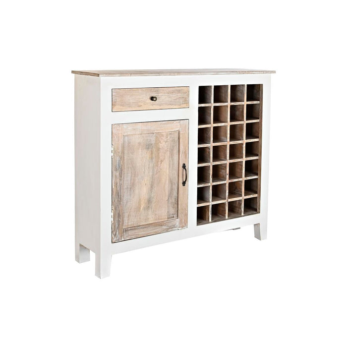 Flaskereol DKD Home Decor Natur Hvid Mangotræ (111 x 30 x 102 cm)