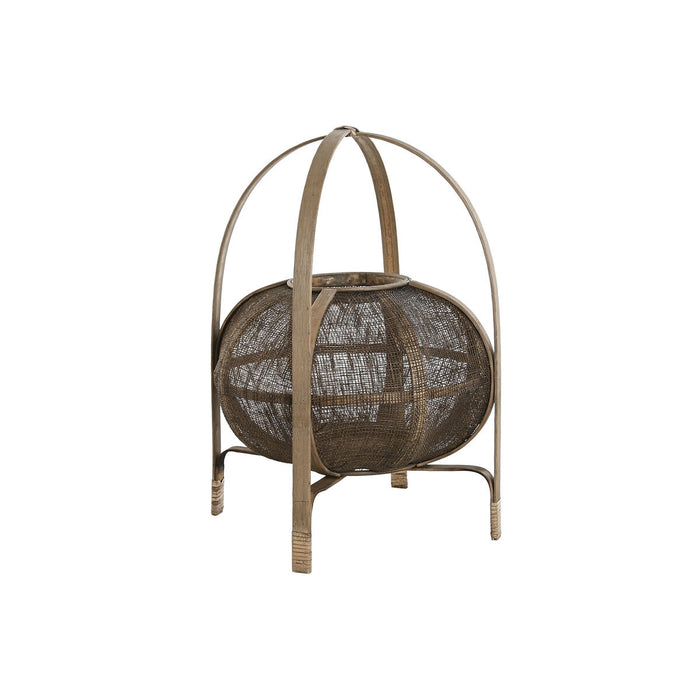 Lyseholder DKD Home Decor Natur Brun Bambus 33 x 33 x 42 cm