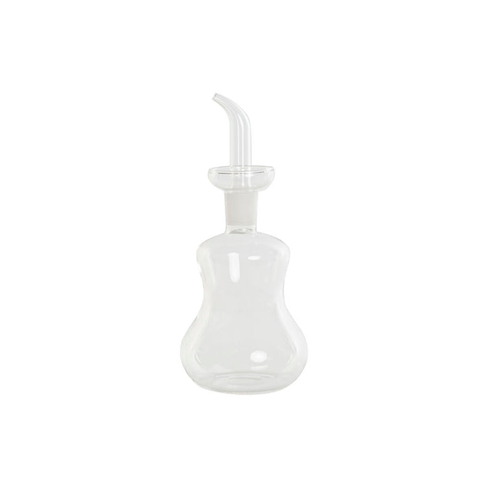 Flakon DKD Home Decor Gennemsigtig Borosilikatglas 250 ml 8 x 8 x 19 cm