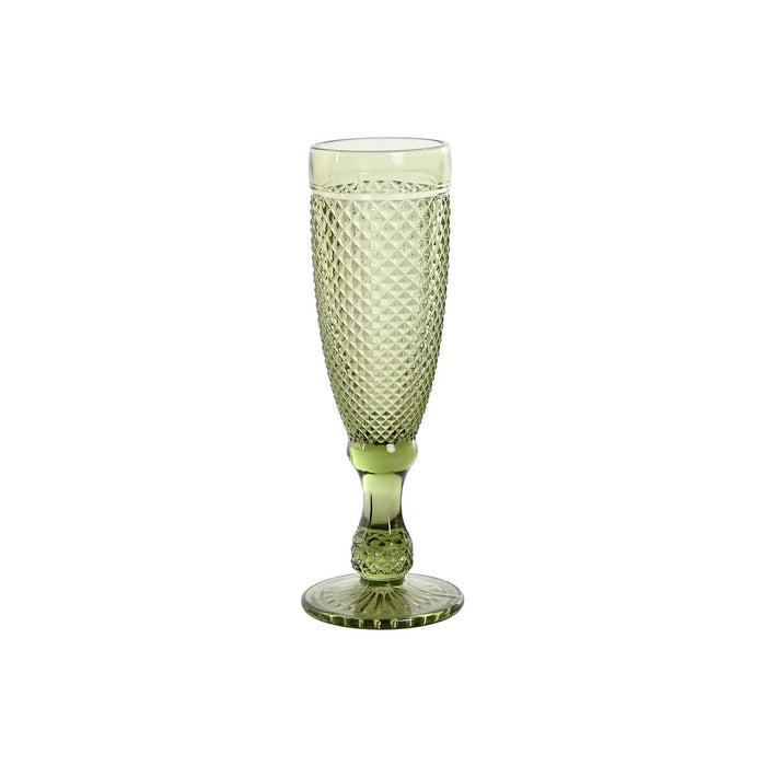 Sæt med glas DKD Home Decor Grøn Krystal 150 ml
