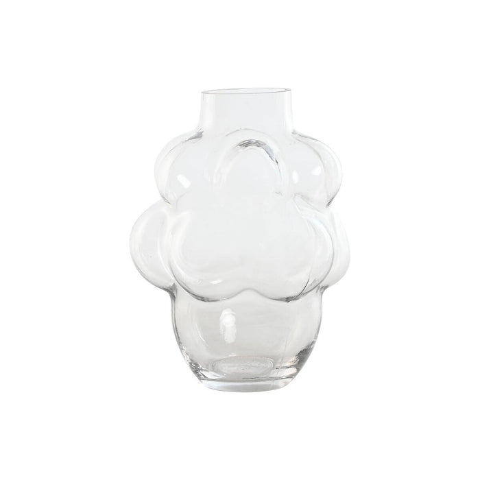Vase Home ESPRIT Gennemsigtig Krystal 19 x 19 x 24 cm