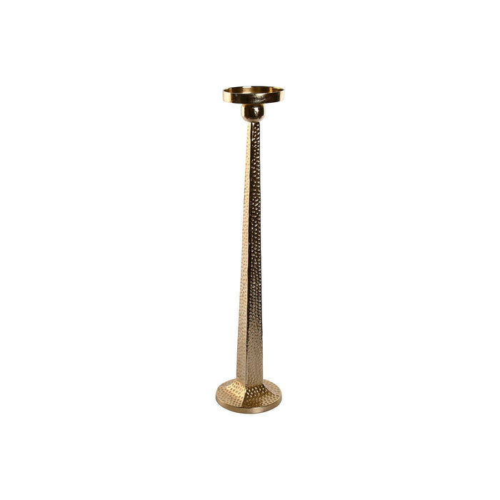 Lyseholder Home ESPRIT Gylden Aluminium 18,5 X 18,5 X 85,5 cm
