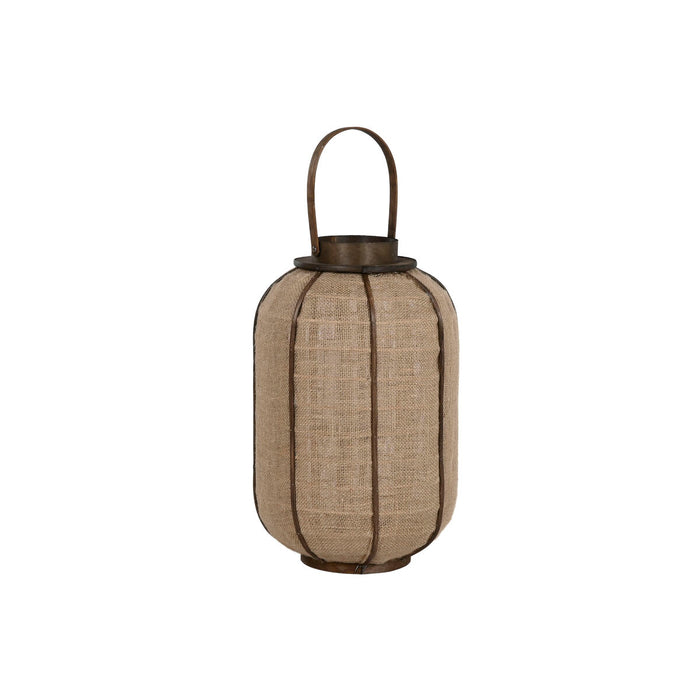 Lyseholder Home ESPRIT Natur Jute Bambus 29,5 x 29,5 x 46 cm