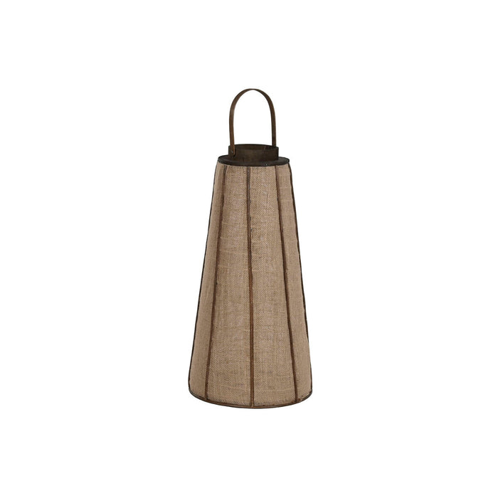 Lyseholder Home ESPRIT Natur Jute Bambus 33,5 x 33,5 x 66 cm