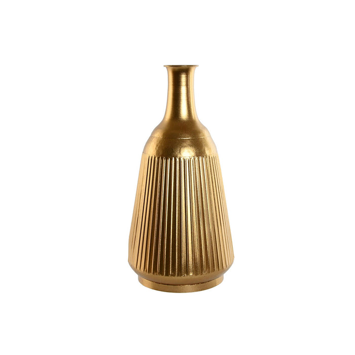 Vase Home ESPRIT Gylden Metal Moderne 29 X 29 X 57,5 cm