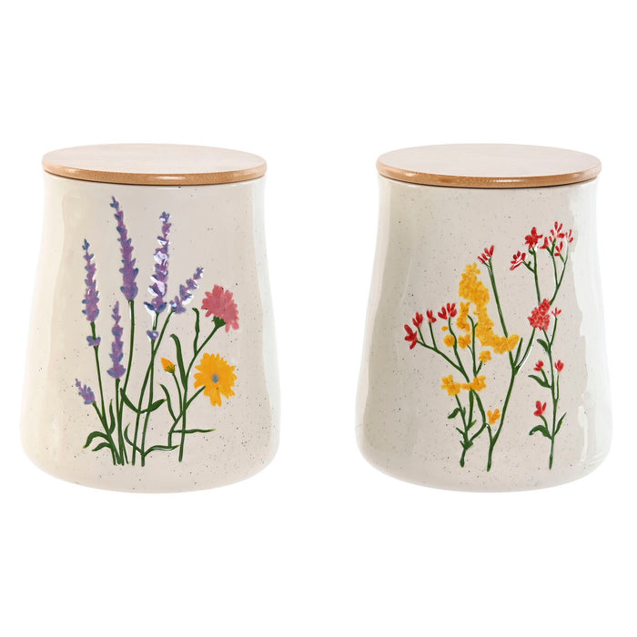 Blik Home ESPRIT Multifarvet Cvetlice Shabby Chic (2 enheder)