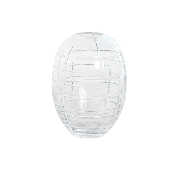 Vase Home ESPRIT Gennemsigtig Krystal Moderne 12 x 12 x 17 cm