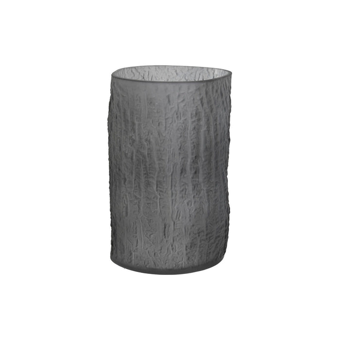 Vase Home ESPRIT Grå Krystal Moderne 13 x 13 x 21 cm