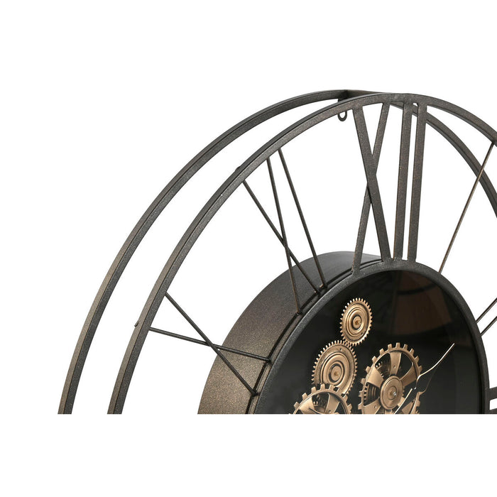 Vægur Home ESPRIT Mørkebrun Metal 80 x 8 x 80 cm