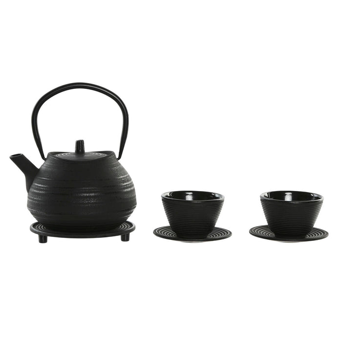 Tekande Home ESPRIT Sort Rustfrit stål Jern 800 ml