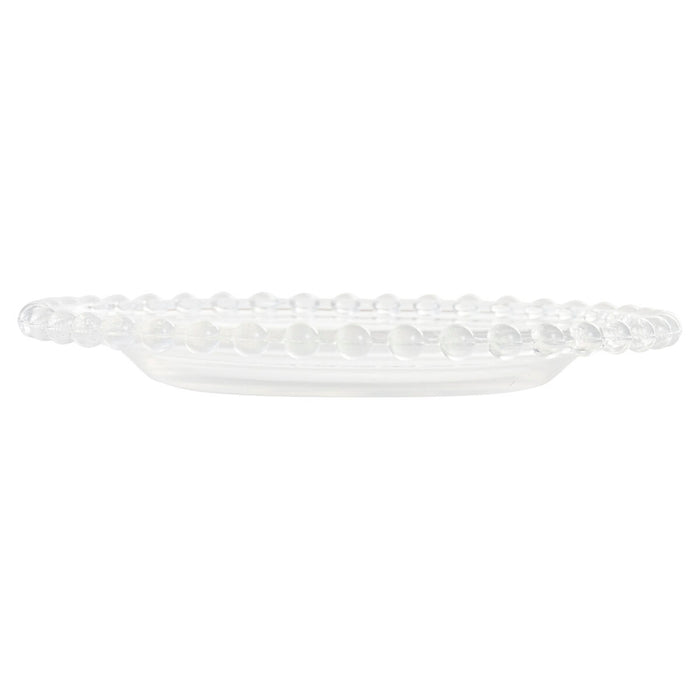 Flad Plade Home ESPRIT Gennemsigtig Krystal 15,6 x 15,6 x 1,7 cm