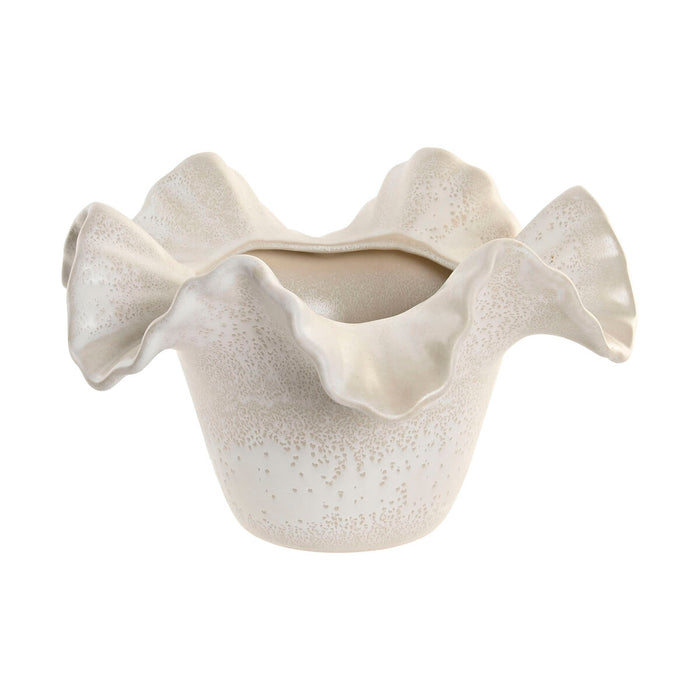 Vase Home ESPRIT Hvid Keramik 30 x 30 x 18 cm