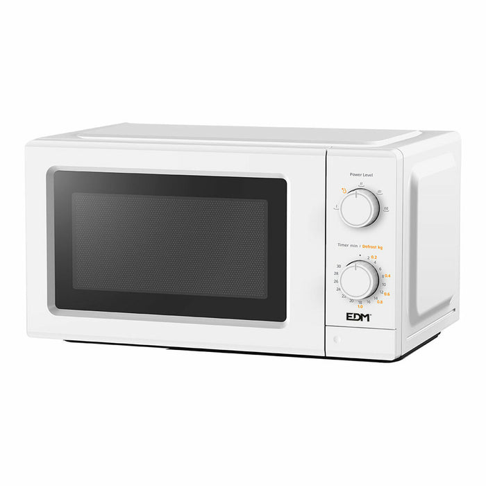Mikrobølgeovnen EDM 07054 Hvid 20 L 700 W