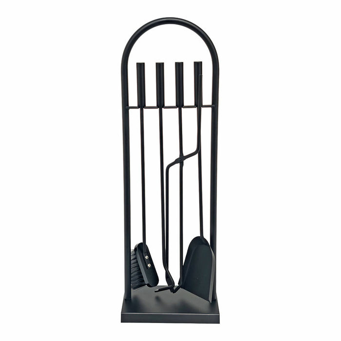 Pejseredskaber EDM 85740 Sort Metal Støbejern 4 Dele