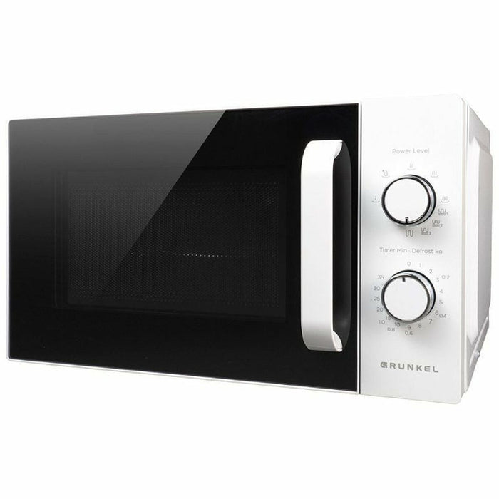 Mikrobølgeovnen Grunkel MWG-20MA 20 L Hvid 700 W