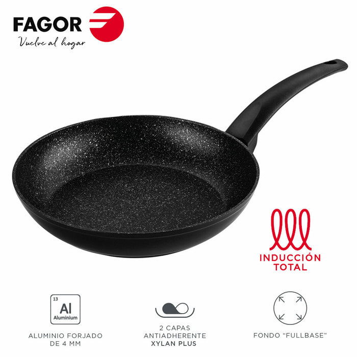 Stegepande Fagor VIVANT Sort Aluminium Ø 20 cm