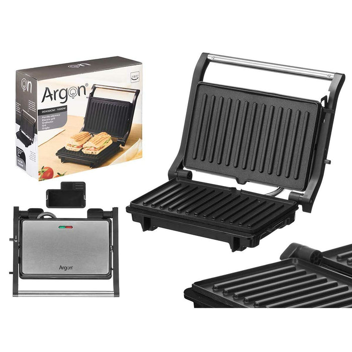 Contact grill Argon Y-8831 Sort 1000 W