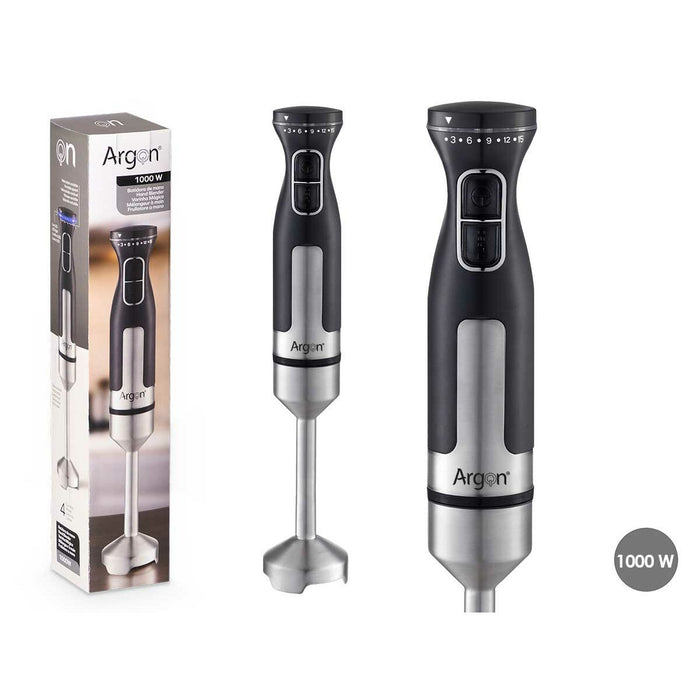 Håndblender Argon SW-2317-BL Sort Stål 1000 W