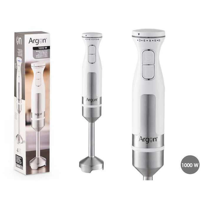 Håndblender Argon SW-2317-WH Hvid Stål 1000 W