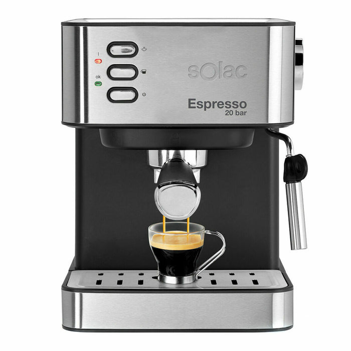 Express kaffemaskine Solac CE4481 Sort Stål 850 W