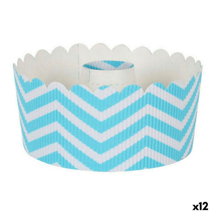 Bageform Quttin Blå 5 Dele 12 x 6 cm (12 enheder)