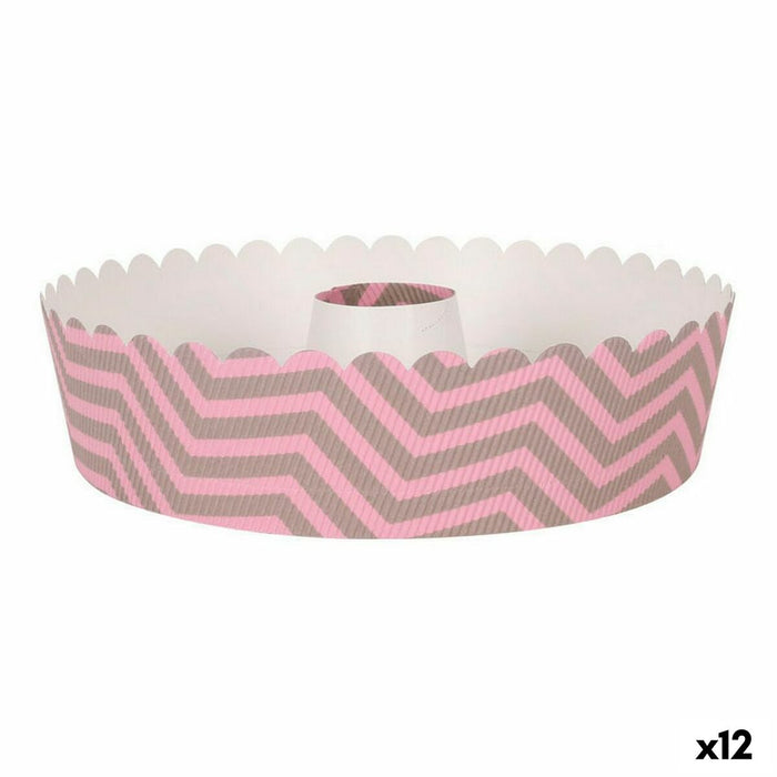Bageform Quttin Pink 3 Dele 22 x 6 cm (12 enheder)
