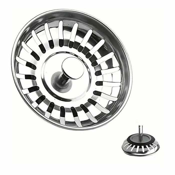 Håndvaskefiltre Silex Rustfrit stål Ø 8 cm Sølvfarvet