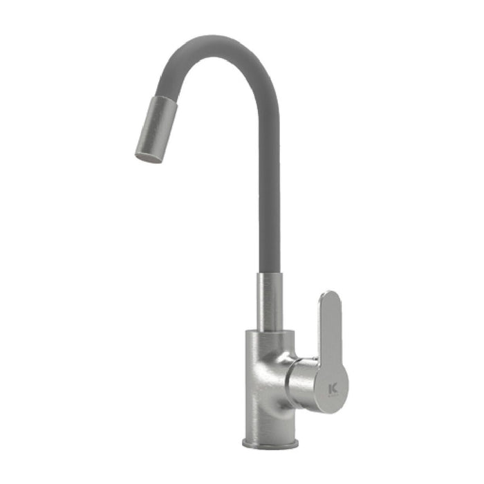 Enkelt håndtag Sink Mixer Rustfrit stål Kobber