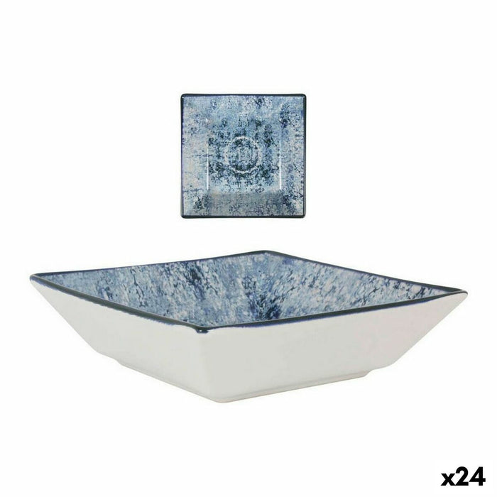 Skål La Mediterránea Electra Porcelæn 18 x 18 x 5 cm (24 enheder)