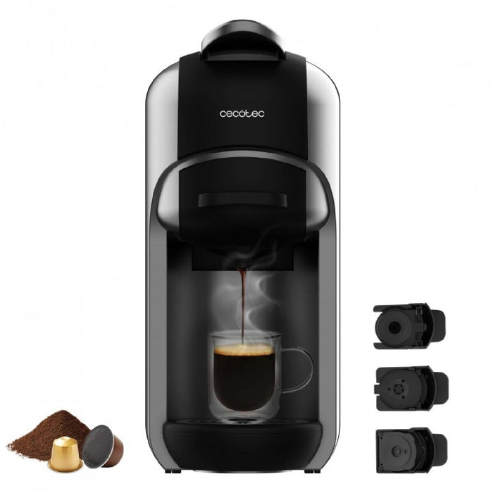 Kapselkaffemaskine Cecotec FreeStyle Compact 1450 W Sort 19 bar 600 ml
