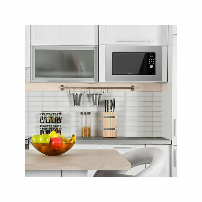 Indbygget mikrobølgeovn Cecotec GrandHeat 2000 Built-In Steel Black 20 L 700 W Sort