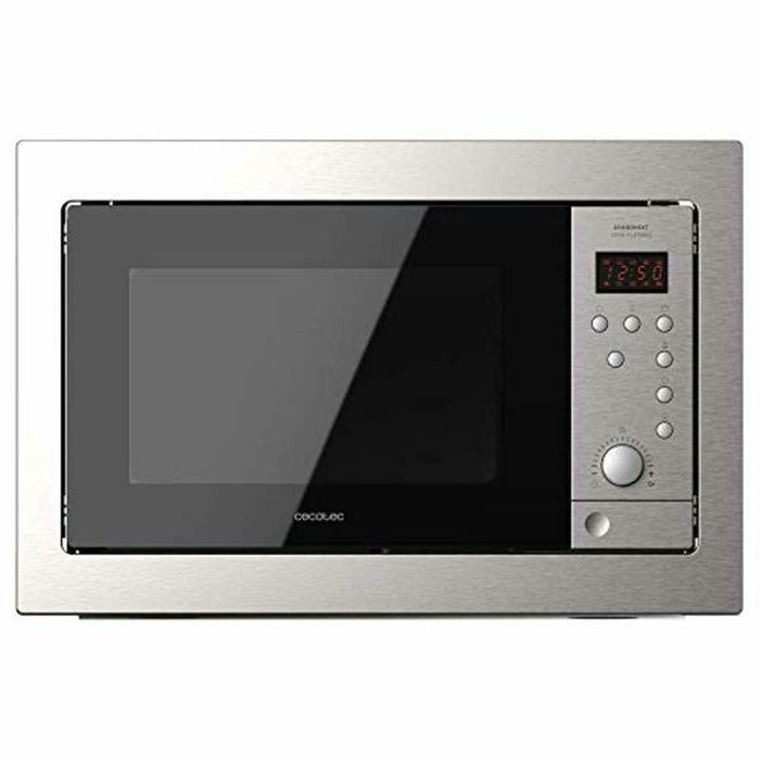 Indbygget mikrobølgeovn Cecotec GrandHeat 2500 Built-In Steel Black 25 L 900 W Sort