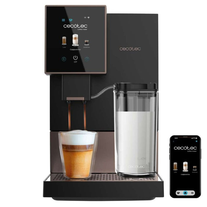 Superautomatisk kaffemaskine Cecotec Cremmaet Compactccino Connected 1350 W Sort 19 bar 1,2 L