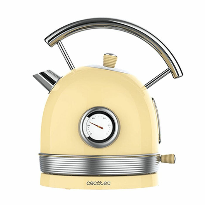 Kedel Cecotec Thermosense 420 Vintage Light Yellow 1,8 L 2200 W Gul Rustfrit stål