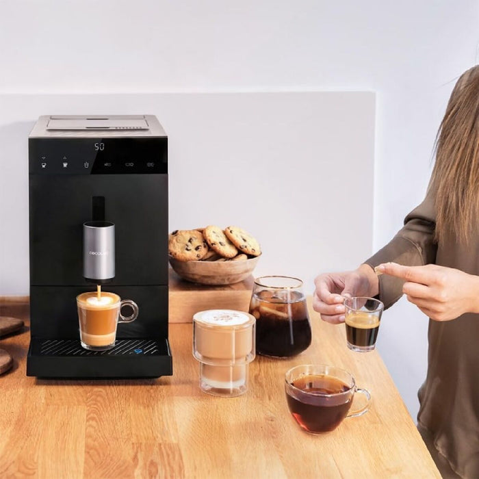 Superautomatisk kaffemaskine Cecotec 1,7 L Sort