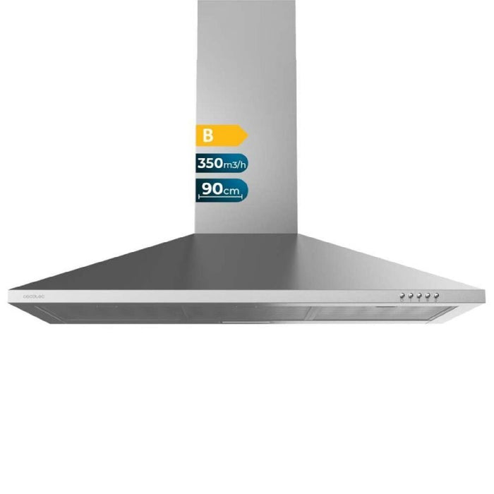 Konventions-emhætte Cecotec Bolero Flux PM 903500 Inox B Stål 90 x 46,5 cm