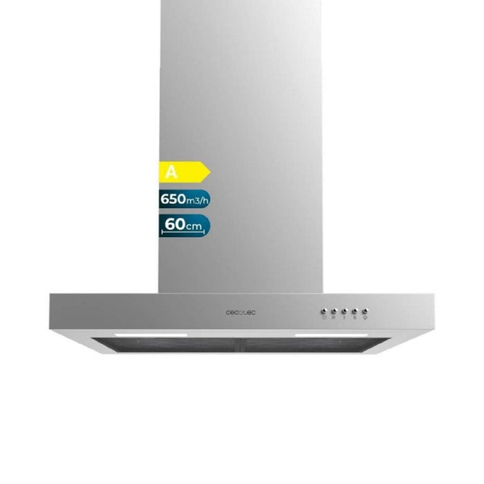 Cecotec Konventionel emhætte rustfrit stål 60 cm Bolero Flux TM 606500 A LED