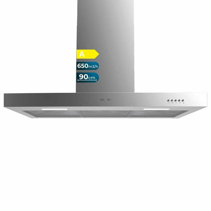 Konventions-emhætte Cecotec Bolero Flux TM 906500 Inox A Stål 90 x 50,5 cm