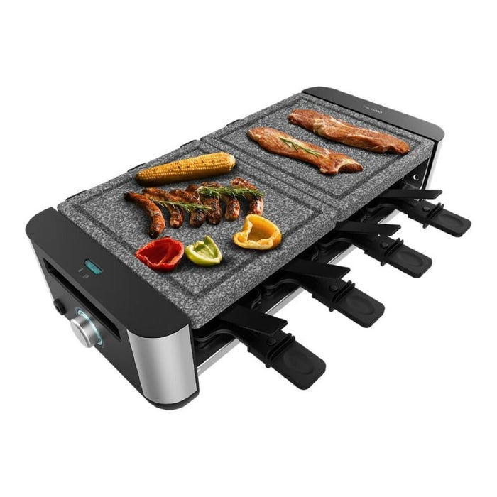 Raclette Cecotec Cheese&Grill 16000 Inox Allstone Sort