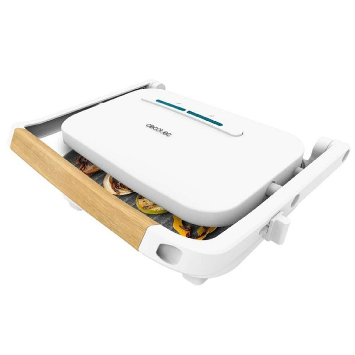 Elektrisk Grill Cecotec Rock'nGrill 1200 Wood W 1300 W
