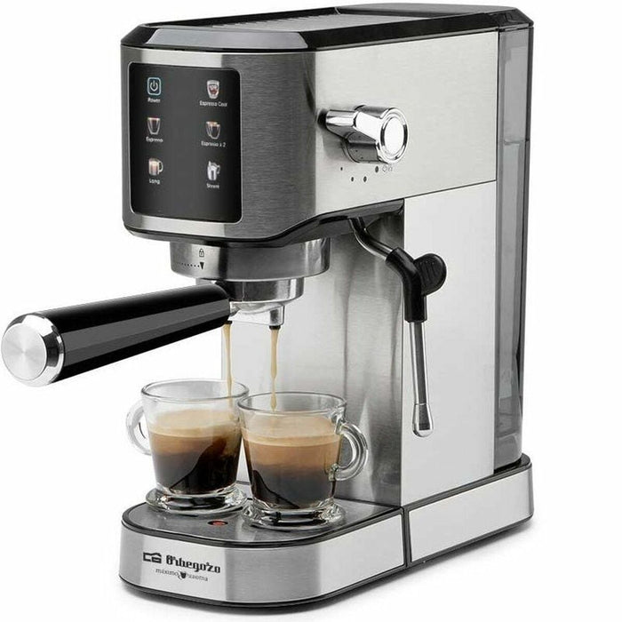 Superautomatisk kaffemaskine Orbegozo 18290 OR Sølvfarvet