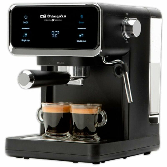 Superautomatisk kaffemaskine Orbegozo 18309 Sort