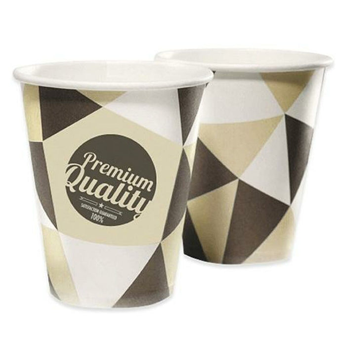 Sæt af genanvendelige kopper Maxi Products Pap 250 ml 50 Dele