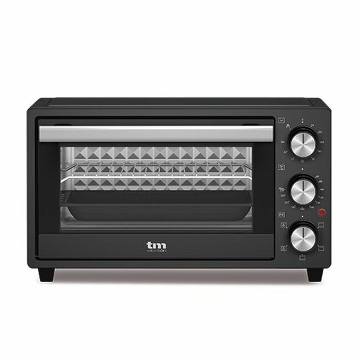 Varmluftsovn TM Electron 25 L Borddug Sort