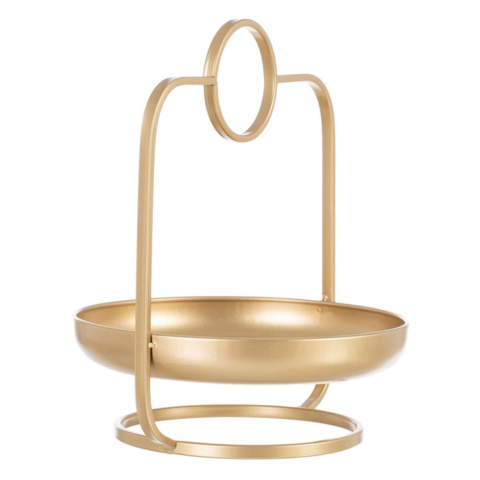 Snack bakke 26,5 x 25 x 32,5 cm Gylden Metal