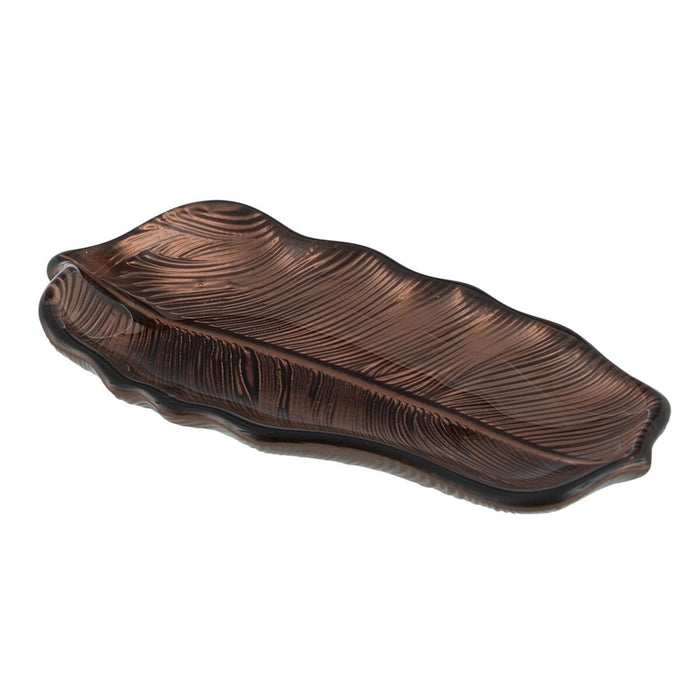 Bakke Brun Blad af en plante 21 cm